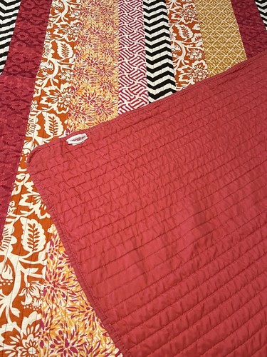 Seventeen Comforter Full Queen With Shams Size Multicolor Pink Brown Orange - Picture 5 of 12