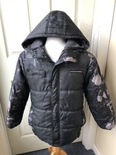 Protection System Bubble Jacket Youth Sz 10/12 Black w/ Hood