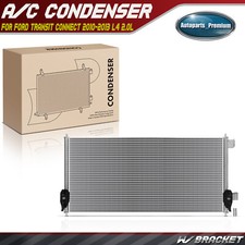 New AC Condenser w/ Bracket for Ford Transit Connect 2010 2011 2012 2013 L4 2.0L