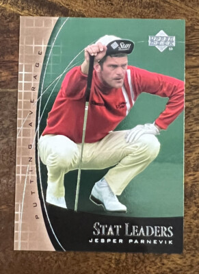 2001 Upper Deck Golf Jesper Parnevik Stat Leaders #SL9 | eBay