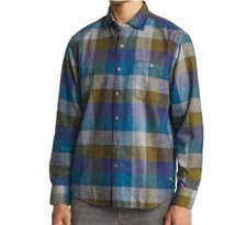 Tommy Bahama Men's Canyon Beach Flannel Bonfire Check Long Sleeve Shirt L