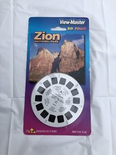 New ZION NATIONAL PARK UTAH 3D Reels 1999 VIEW-MASTER Reels Only Ships Free