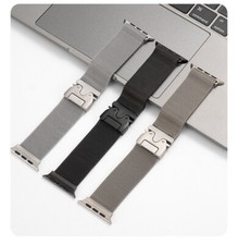 milanese stainless steel watch band for apple watch iwatch S 7 8 9 10 Ultra 1 2