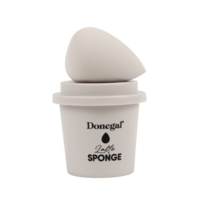 5907549243507 Morning Coffee gąbka do makijażu z etui Latte Sponge 4350 Donegal