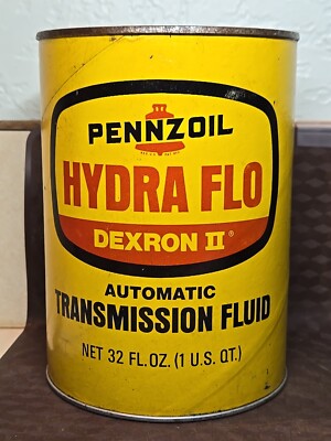 *VINTAGE PENNZOIL HYDRA FLO DEXRON 2 AUTOMATIC TRANSMISSION FLUID 1 Q FULL