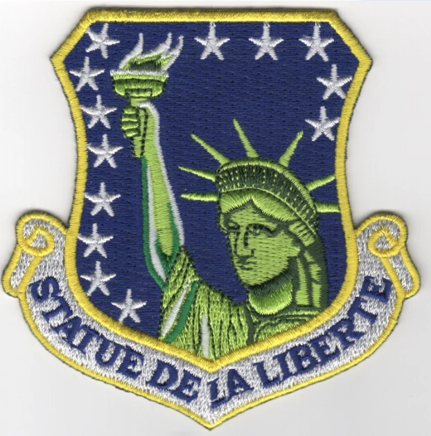 3.5" AIR FORCE 48TH FIGHTER WING CREST EMBROIDERED PATCH
