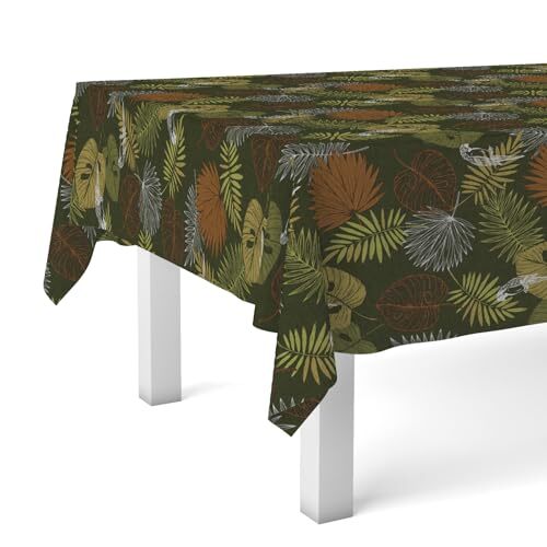 Martina Home Tovaglia in tela cerata Arga, 100 x 140 cm, colore: arancione