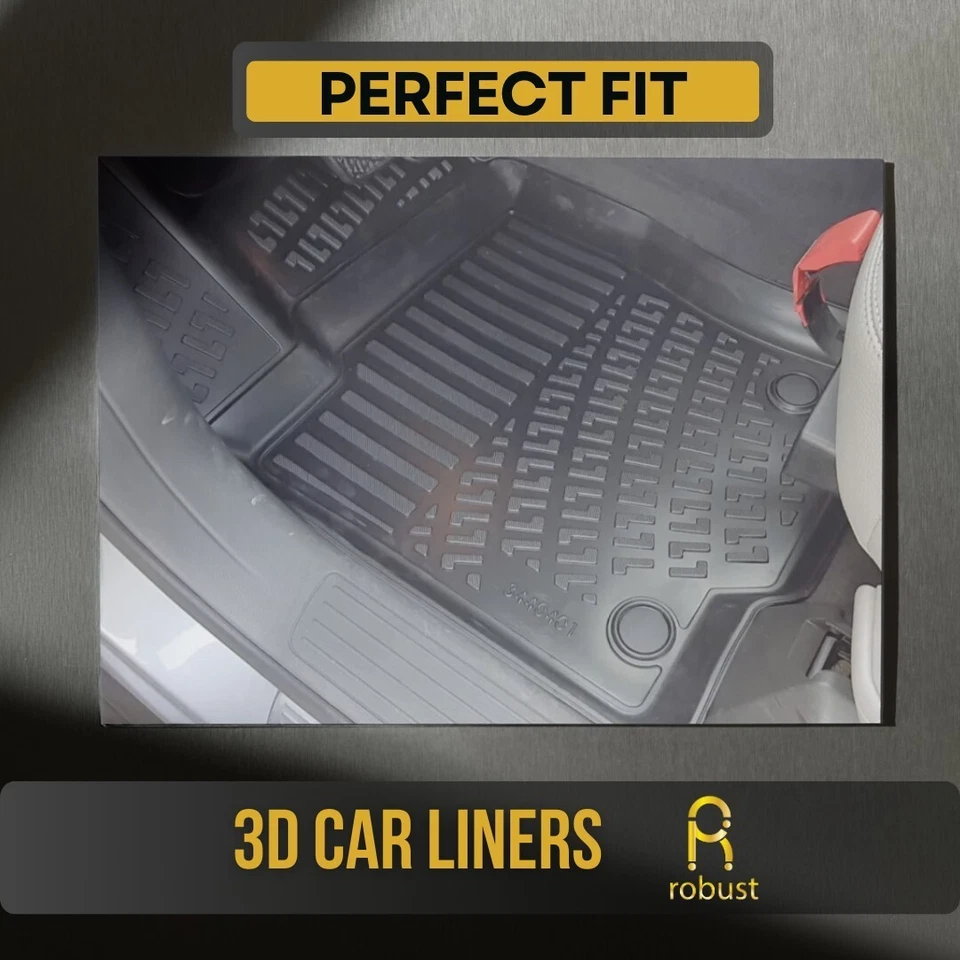 Car Floor Mats Liners For Mitsubishi Montero 2012-2017 All Season 3D Auto Rugs - Image 2 of 4