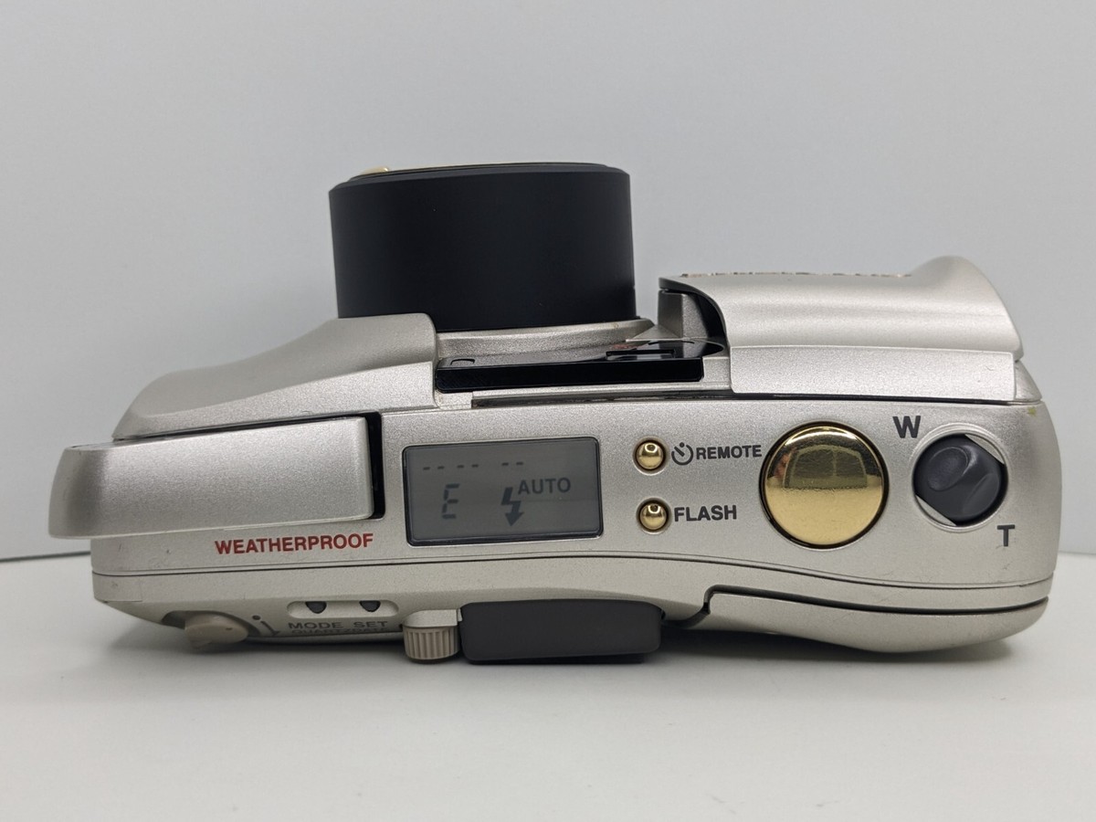 As-is] Olympus μ mju Zoom 105 DELUXE 35mm Film Camera FOR PARTS OR