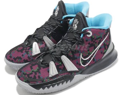 Nike Kyrie 7 (Gs) CT4080 008 Schwarz/Silbermetallic Größe UK 3