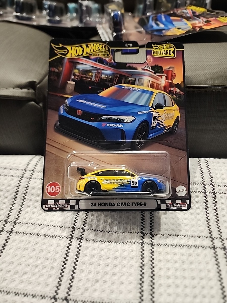 Hot Wheels 2024~ Boulevard~'24 Honda Civic Type-R~ Blue