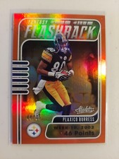 2020 Panini Absolute Fantasy Flashback Spectrum Orange /75 Plaxico Burress #PB