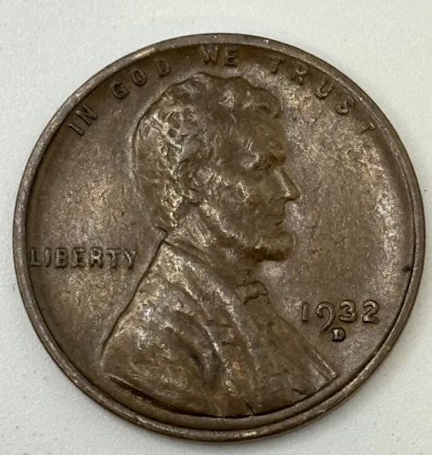 1932 D Lincoln Wheat Cent XF  X-208