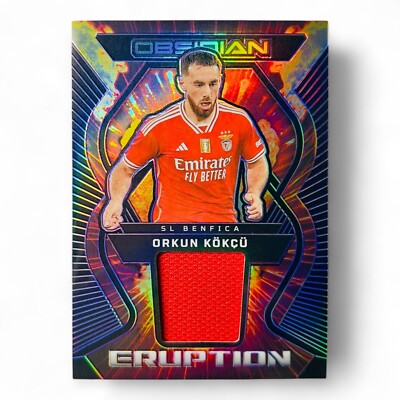 Orkun Kökcü Patch /50 Panini Obisdian Eruption Benfica Lissabon Patch No Auto