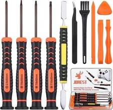 Repair Kit for Xbox One/360/X PS4 PS3 PS5, PH0 T6 T8 T10 Torx Security Screwdriv