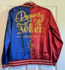 Suicide Squad Harley Quinn Women’s Bomber Jacket Property Of Joker Small Nwt