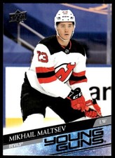2020-21 Upper Deck Young Guns Mikhail Maltsev Rookie New Jersey Devils #723 R108