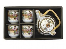 5PCS of Tea Set with Chinese Lady Pictures