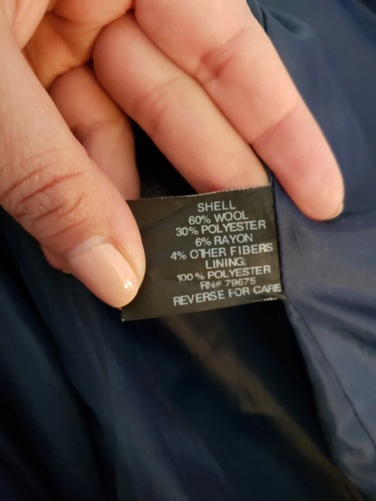 Bellissimo cappotto blu navy con cappuccio rimovibile di Michael Kors!! Taglia 8!!