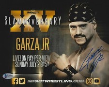 Angel Garza Jr Signed 8x10 Photo BAS Beckett COA WWE NXT Impact Wrestling Auto'd