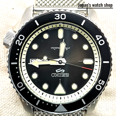 SEIKO 5 SPORTS SBSA017 Black Mechanical Automatic Men's Watch New SEIKO 5 SPORTS SBSA017 Black Mechanical Automatic Men's Watch New