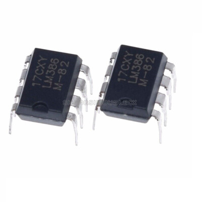 10PCS LM386N LM386 DIP-8 Audio Power AMPLIFIER IC Test Equipment