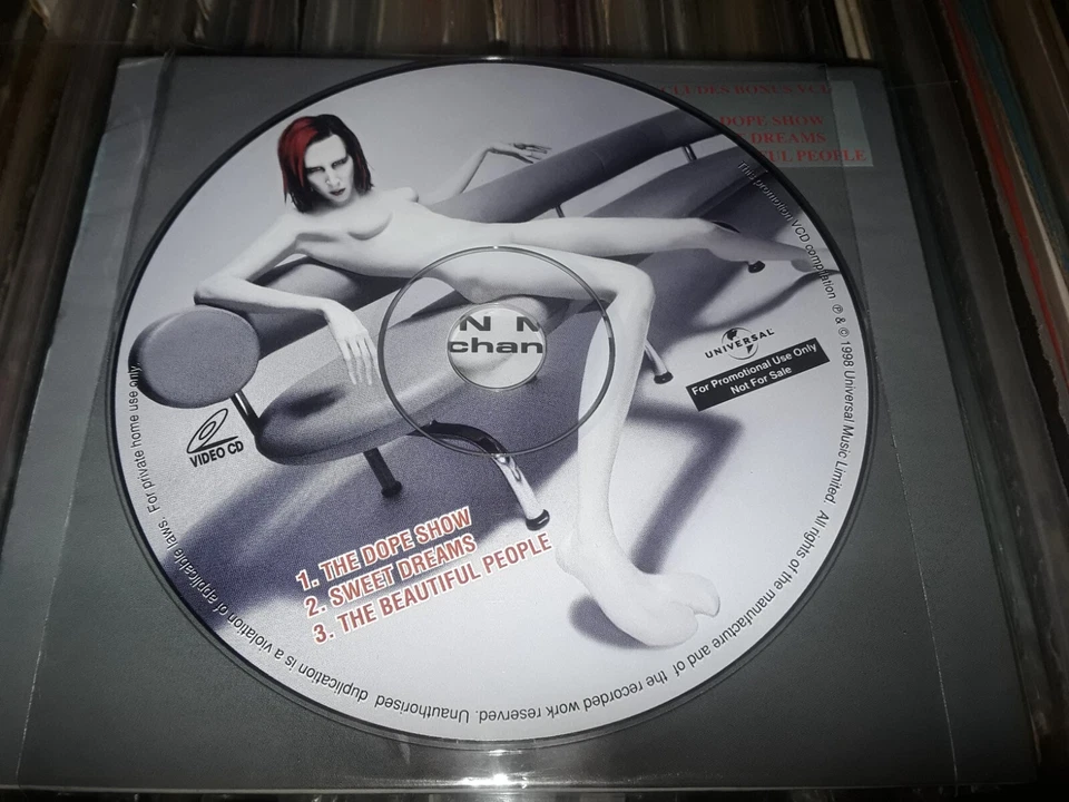 MARILYN MANSON 2CD MECHANICAL UK IMPORT HYPE STICKER SLIPCOVER SEALED BONUS CDV - Image 4 of 4