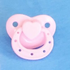 PINK Micro Preemie Pacifier w/Custom Nipple For Silicone Babies