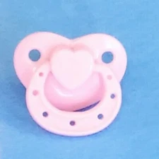 PINK Micro Preemie Pacifier w/Custom Nipple For Silicone Babies!