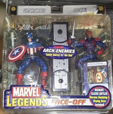 Toybiz Marvel Legends - Face-Off - Captain America vs. Red Skull - NIP -