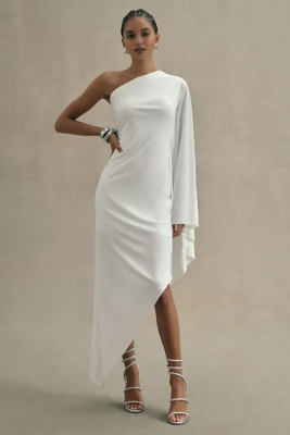 asymmetric jersey dress Asymmetric Jersey Gown – Amsale