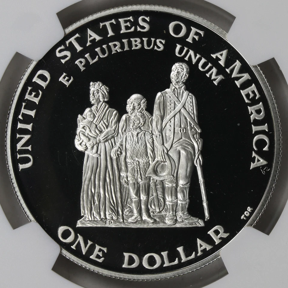 1998-S $1 Black Patriots Commemorative Silver Dollar NGC PF69UCAM - Image 4 of 4