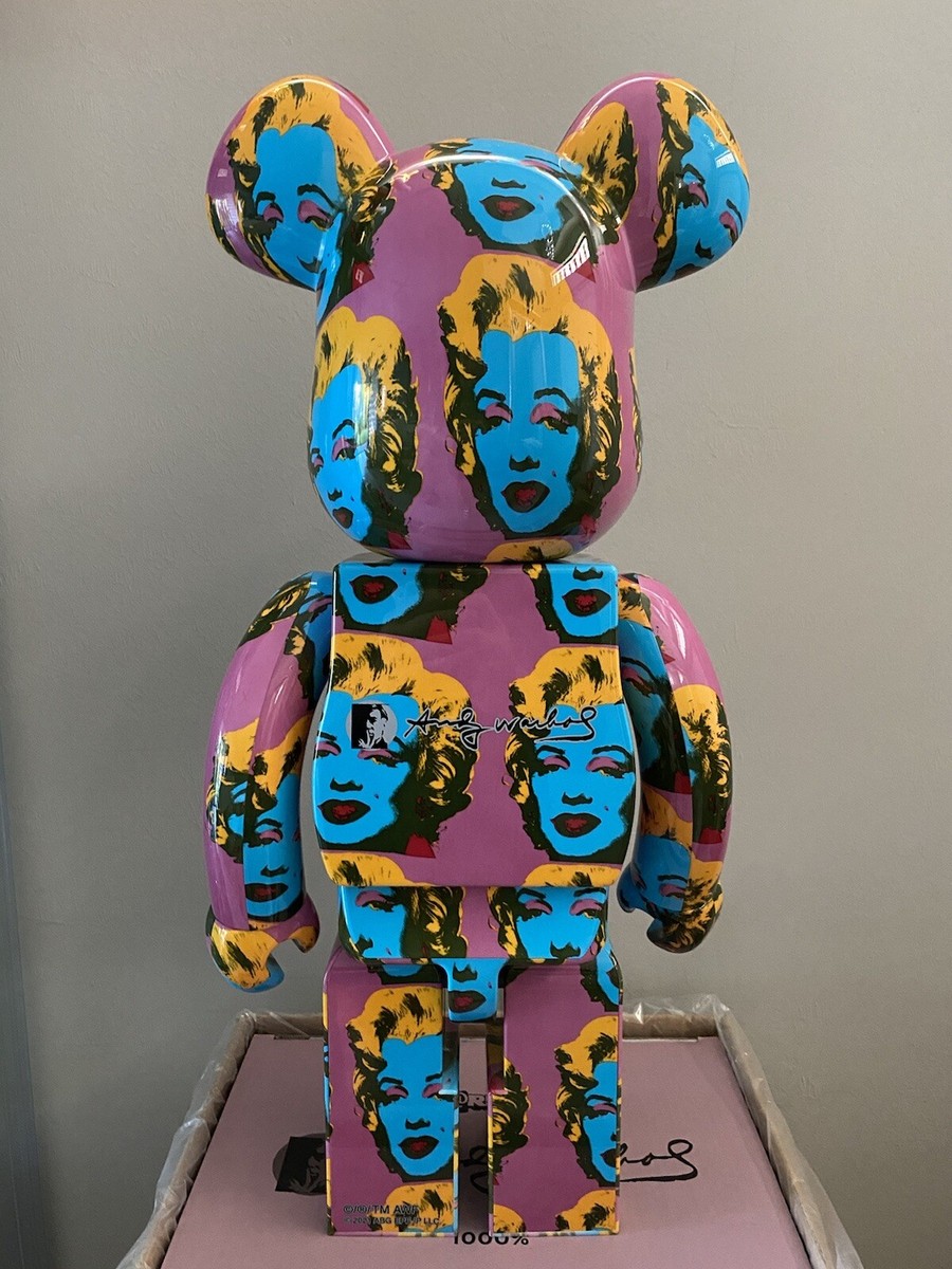 Marilyn Monroe #2 1000% Bearbrick Andy Warhol Medicom Toy Be