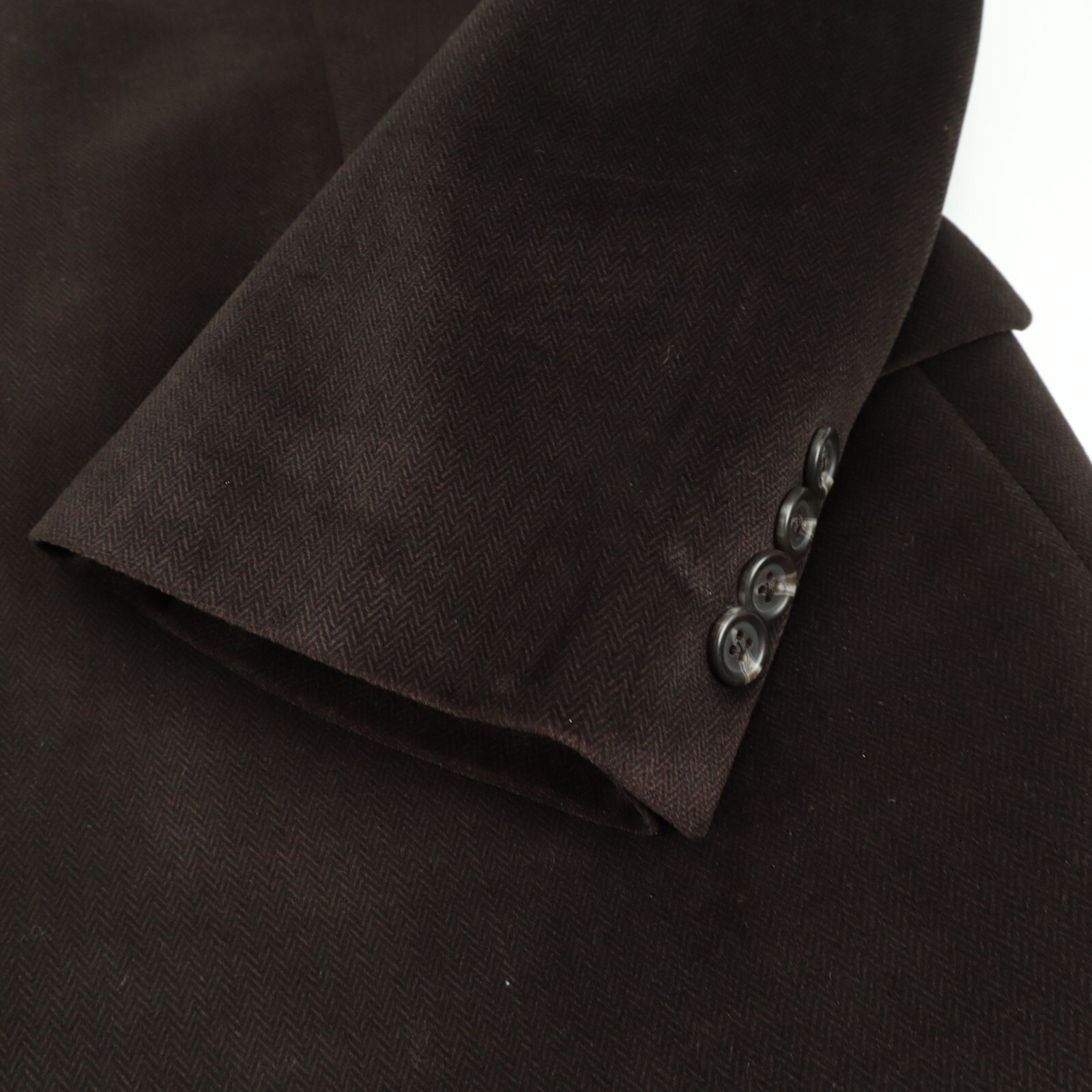 Chaps Dark Brown Soft Textured Polyester Blazer S… - image 14