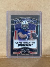 Sam Huard 2024 Leaf Football 1/1 Pre Production Proof