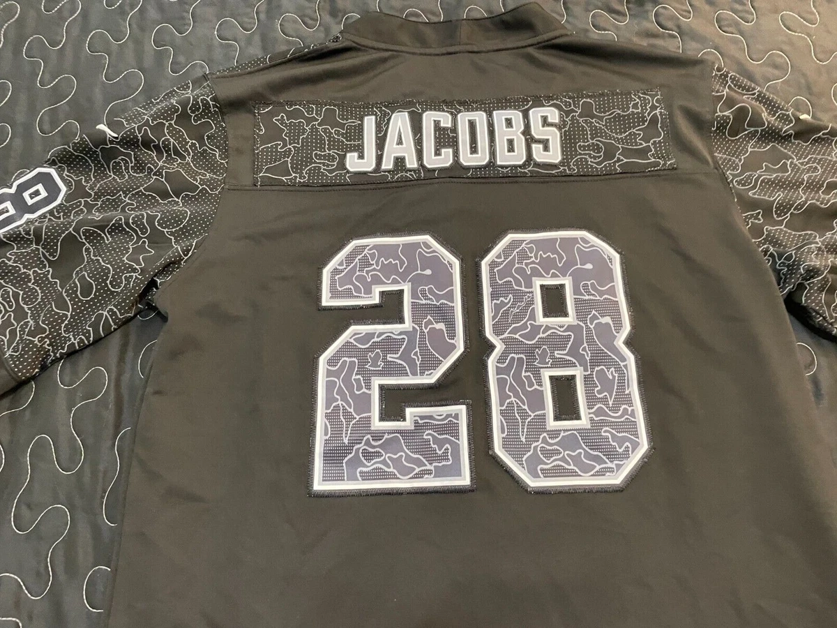 Josh Jacobs Las Vegas Raiders Autographed White Alternate Nike Game Jersey