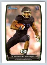 2013 BOWMAN ROOKIE FOOTBALL CARD - JOHNATHAN FRANKLIN RC. rookie card picture