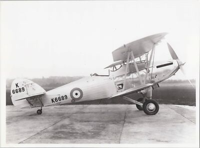 Hawker Hind K6689 großes Vintage Foto RAF Royal Air Force 5