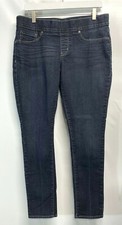 Levi's Denizen Women  s Mid Rise Modern Skinny Dark Wash Pull On Jeans EPOC 14