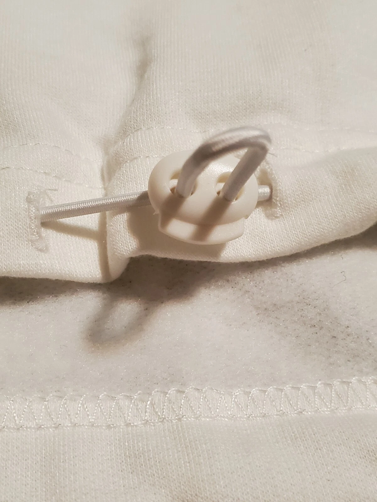 OFF WHITE Felpa con cappuccio donna oliva e rovere XL avorio manica lunga