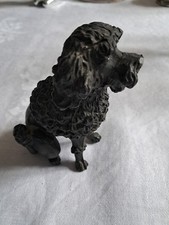 CANICHE ROYAL EN BRONZE ?REGULE? DANS DE GOUT DE FRANZ BERGMANN