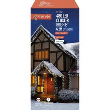 String Cluster Lights Indoor Outdoor Multicoloured White Warm White Christmas