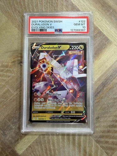 Duraludon V 122/203 PSA 10 Pokémon  Evolving Skies