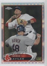 2012 Topps Chrome X-Fractor Mike Aviles #207 x9h