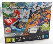 Nintendo Wii U Konsole 32 GB Mario Kart 8 + Splatoon Premium Pack