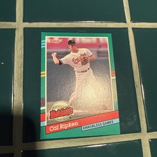 1991 Donruss - Bonus Cards #BC-17 Cal Ripken *Error Card*  (No period after INC)