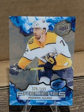 Frederic Allard 2021-22 Upper Deck Ice #175 Ice Premieres Blue Rookie /599