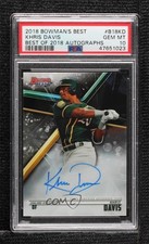 2018 Bowman's Best Best of 2018 Auto Khris Davis #B18-KD PSA 10 GEM MT Auto n0c