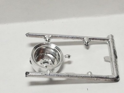 1 - REAR CRAGAR SST MAG WHEEL from 66 Malibu Revell Monogram 1:24 Model Kit 1966