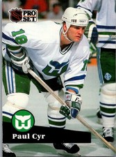 1991-92 Pro Set Paul Cyr Hartford Whalers #88